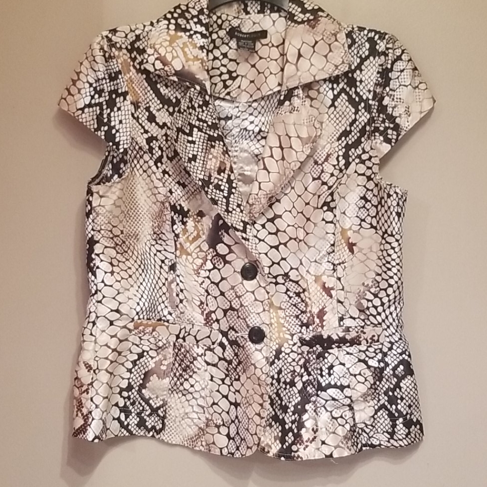 Robert Louis snakeprint blazer